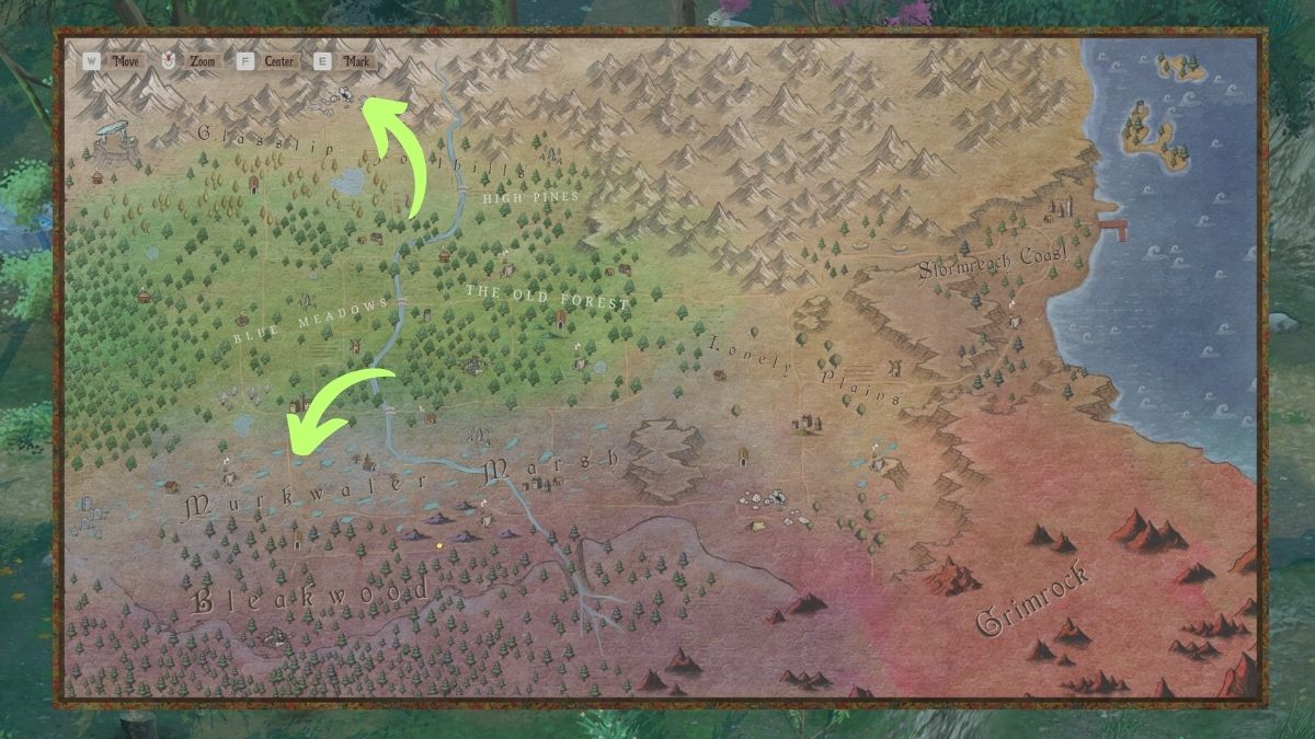 Dónde encontrar el mapa de Iron Mirthwood