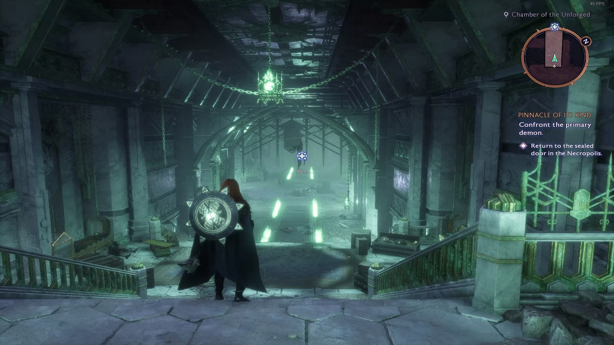 Voy a luchar contra el Sin Forma en la cámara de los no forjados en Dragon Age The Veilguard