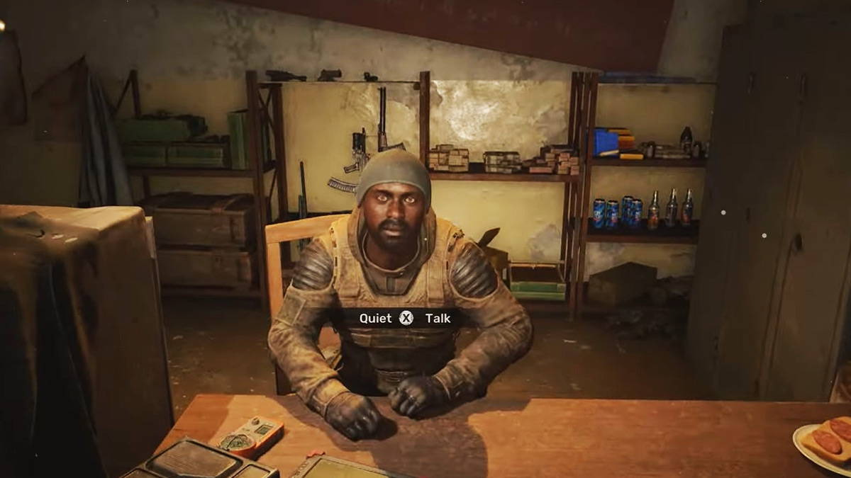 lista de artículos para comprarle a Quiet en Stalker 2