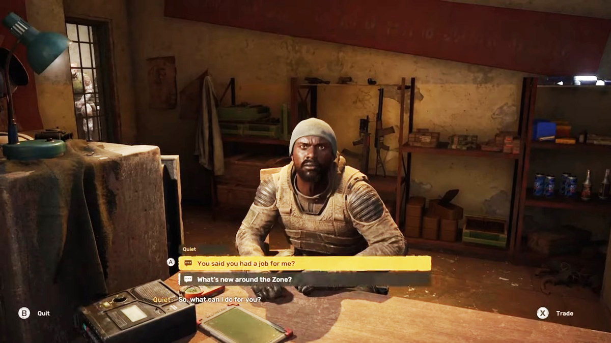 Obtener una misión secundaria de Quiet