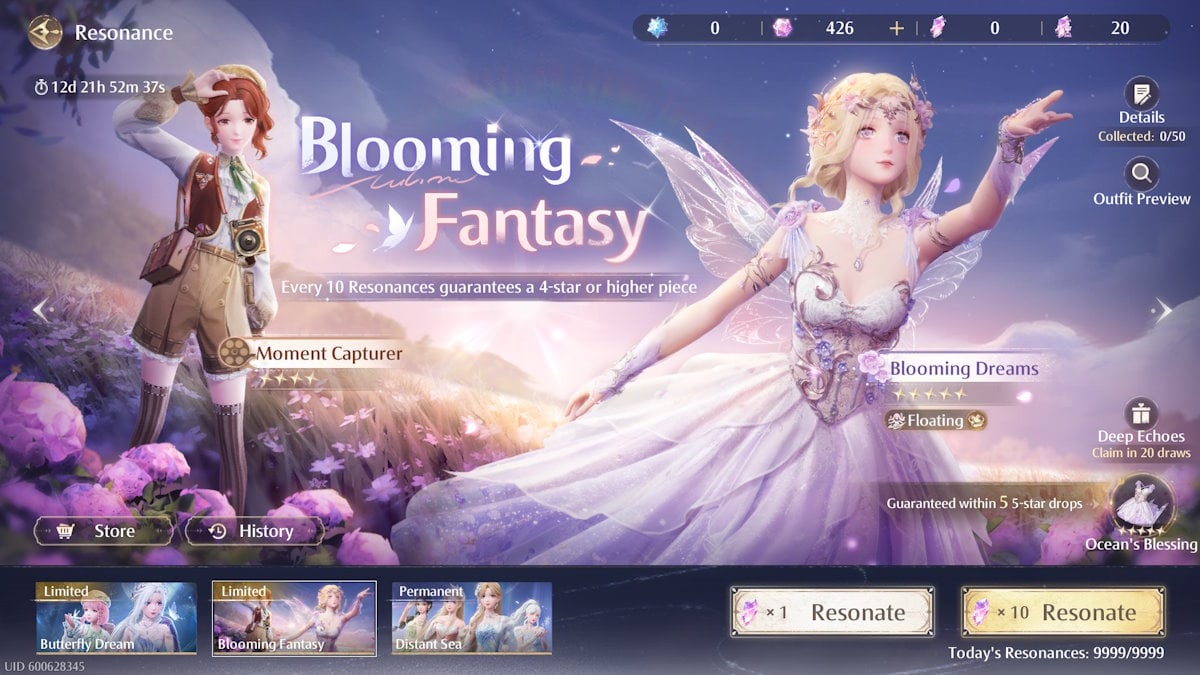 Infinito Nikki gacha