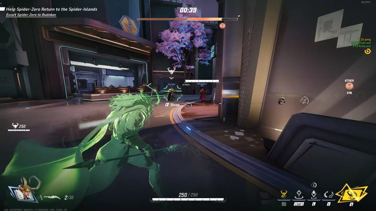 Loki se vuelve invisible para alejarse del peligro en Marvel Rivals