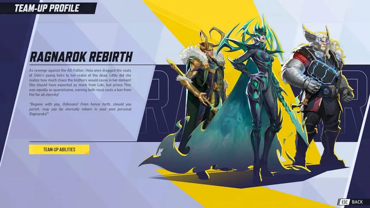 Loki Hela y Thor se unen en Marvel Rivals