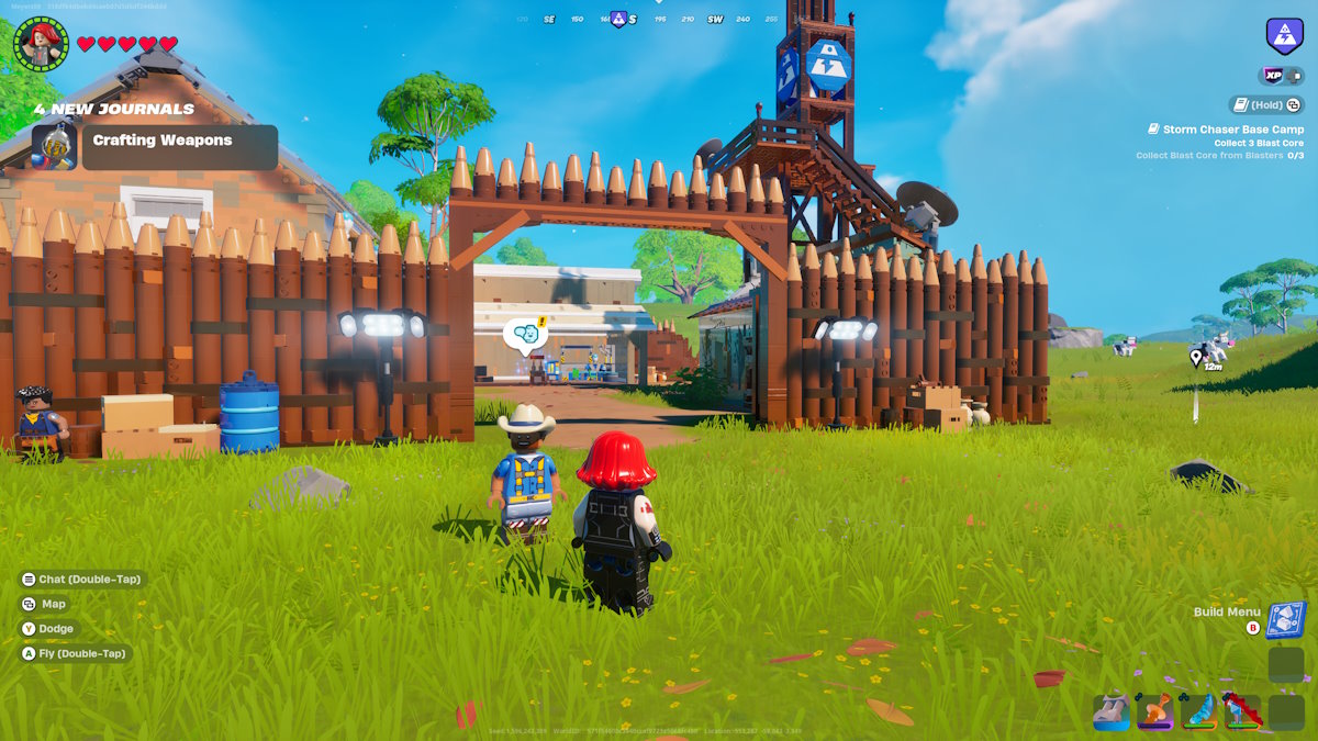 Cómo encontrar Storm Chaser Village en LEGO Fortnite Odyssey 9 Pueblo de cazadores de tormentas de Lego Fortnite