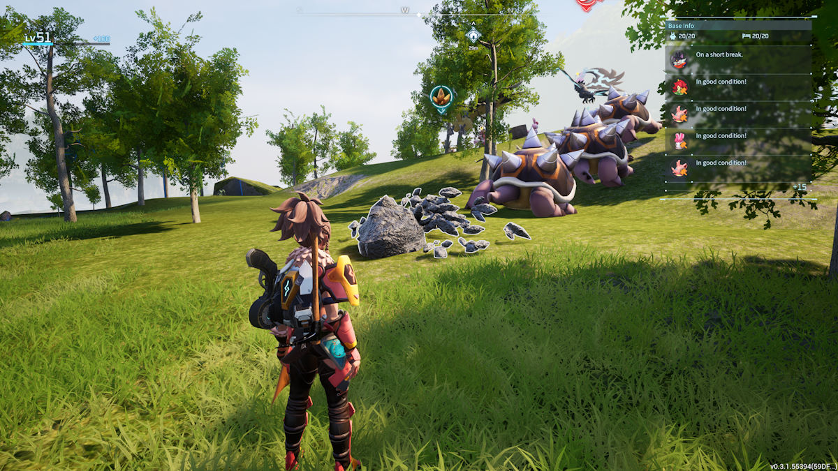 Mina de carbón Palworld