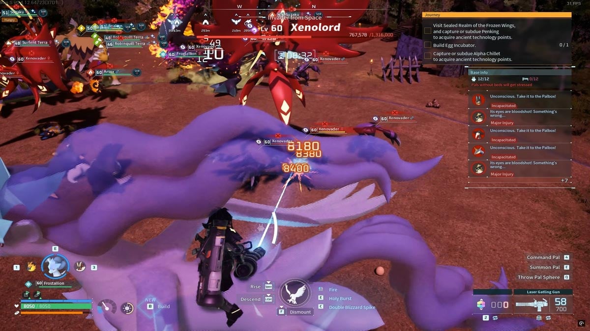 Eliminando secuaces Xenovader