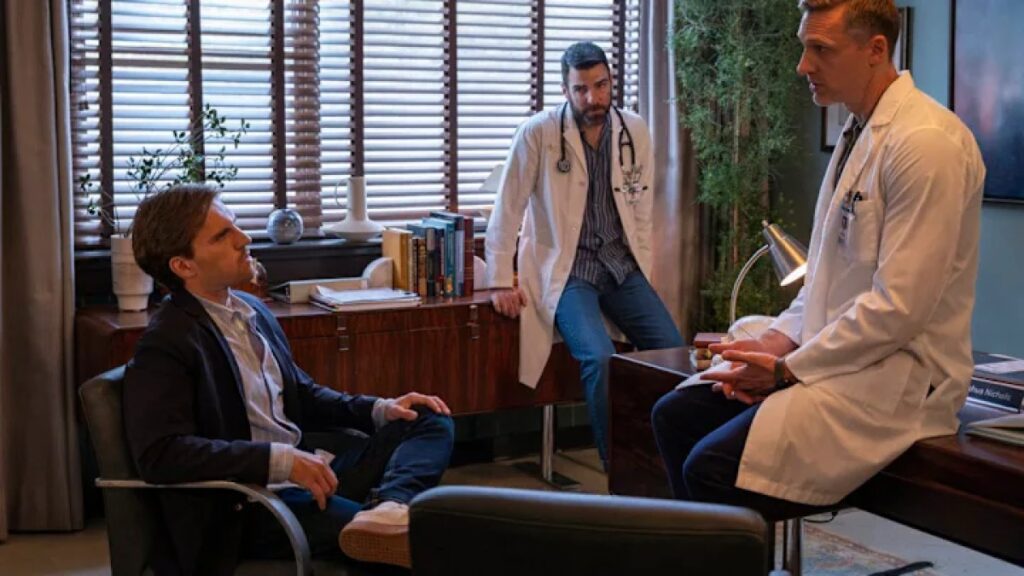 Beautiful Minds'da Alexander Pennecke, Zachary Quinto ve Teddy Sears