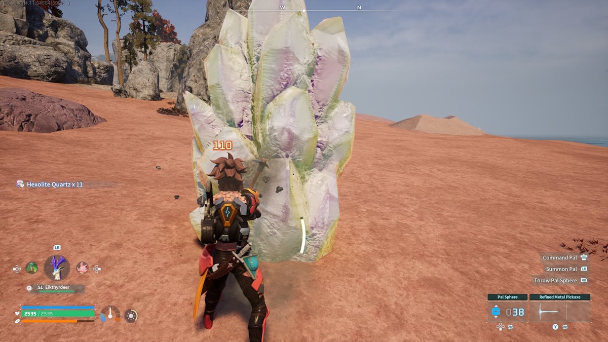 Cuarzo Hexolita Palworld