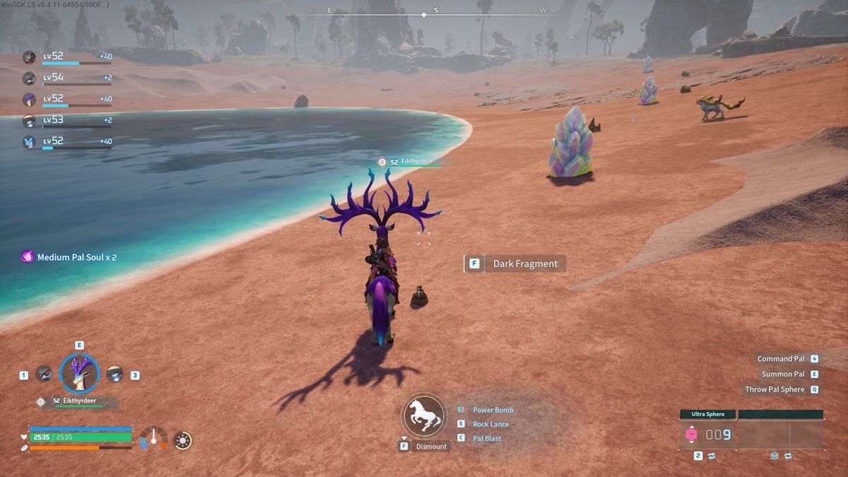 Fragmentos oscuros de Palworld