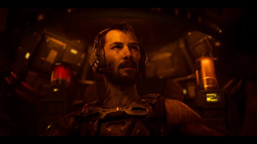 Keanu Reeves in der Armored Core-Folge von Secret Level