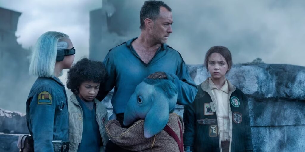 Jude Law und die Bande in Skeleton Crew