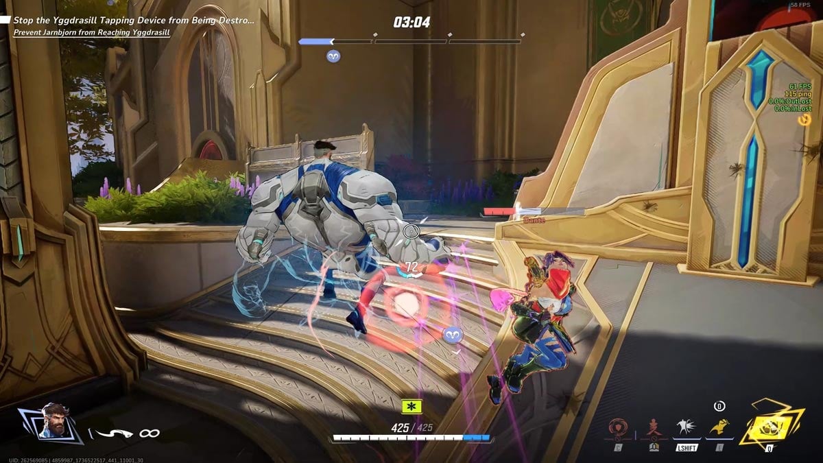 Mister Fantástico usando escudo para sí mismo