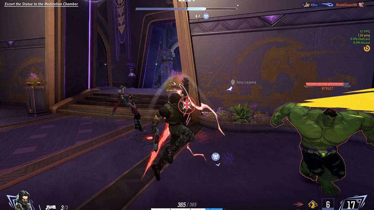 Marvel Rivals: Guía de personajes del Soldado de Invierno (Bucky) 22 Bucky eliminando a Mujer Invisible en un combo