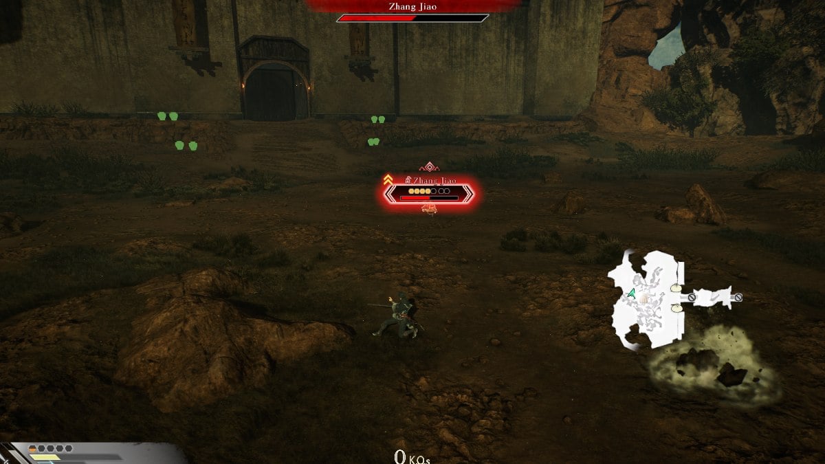 Ubicaciones del bollo curativo en la arena de Dynasty Warriors Origins Zhang Jiao