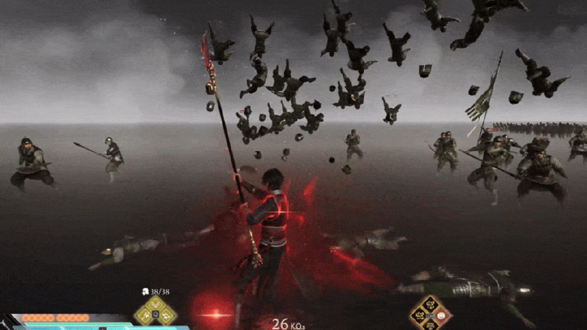 تطلق Dynasty Warriors Origins الأعداء بهجوم قوي باستخدام Lance