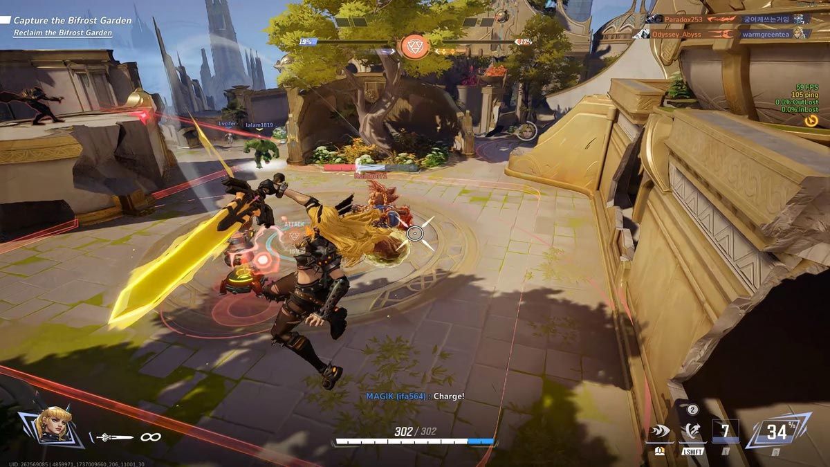 Magik atacando a los curanderos