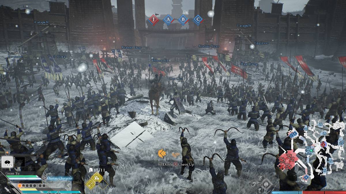 Dynasty Warriors Origins carga contra la puerta hulao e ignora a lu bu