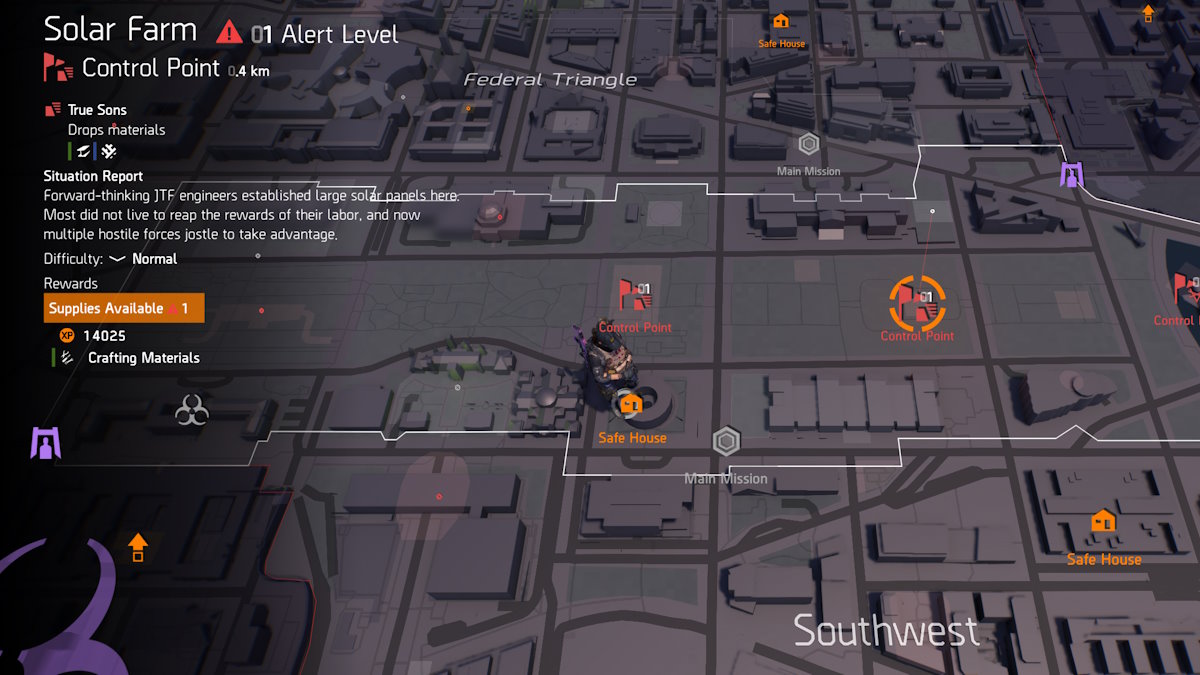 La granja solar de la División 2