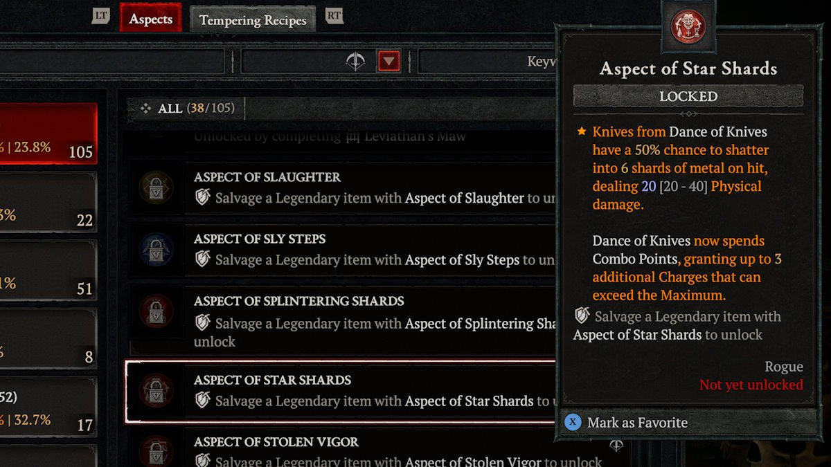 Fragmentos de Diablo 4 Estrellas