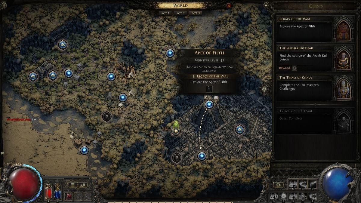 Ápice de la inmundicia PoE2