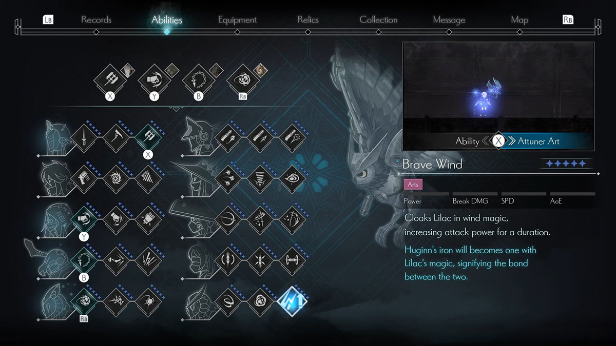 Valiente capacidad de viento en ender magnolia floración en la niebla