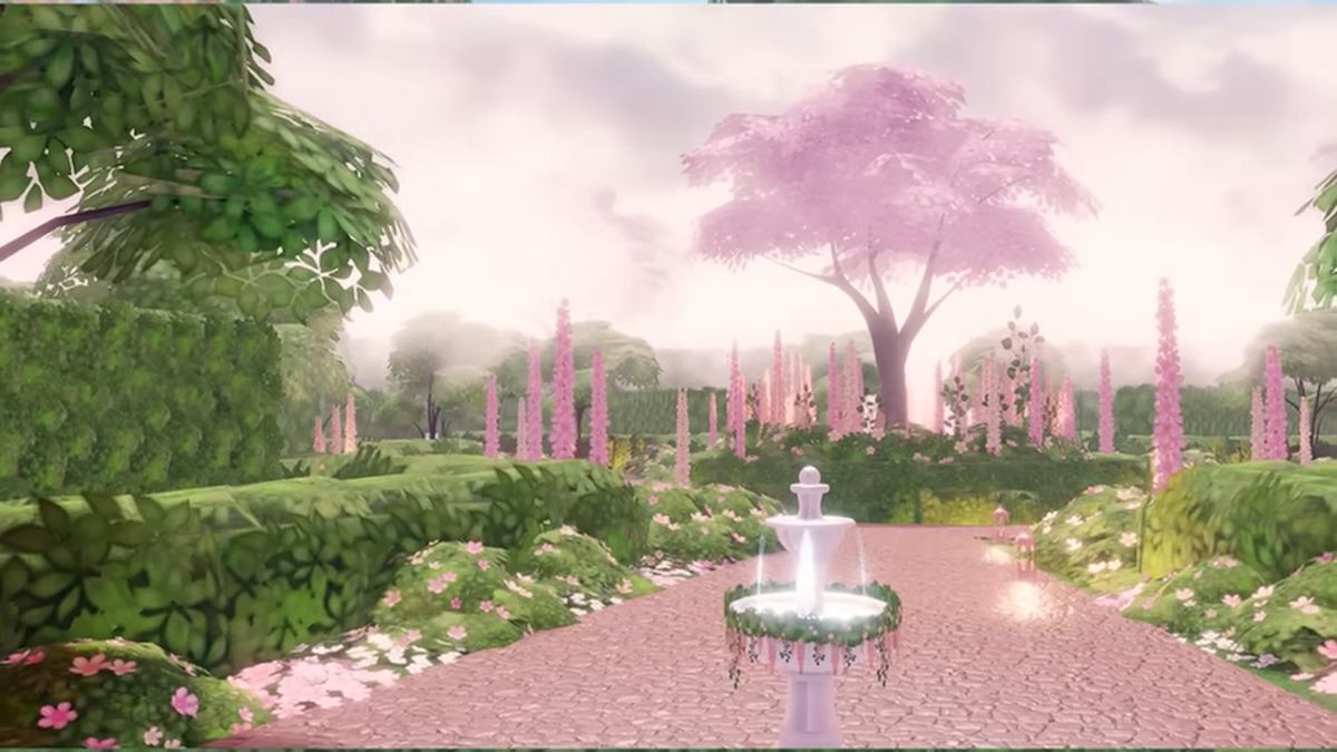 DTI Valentine's Lobby.