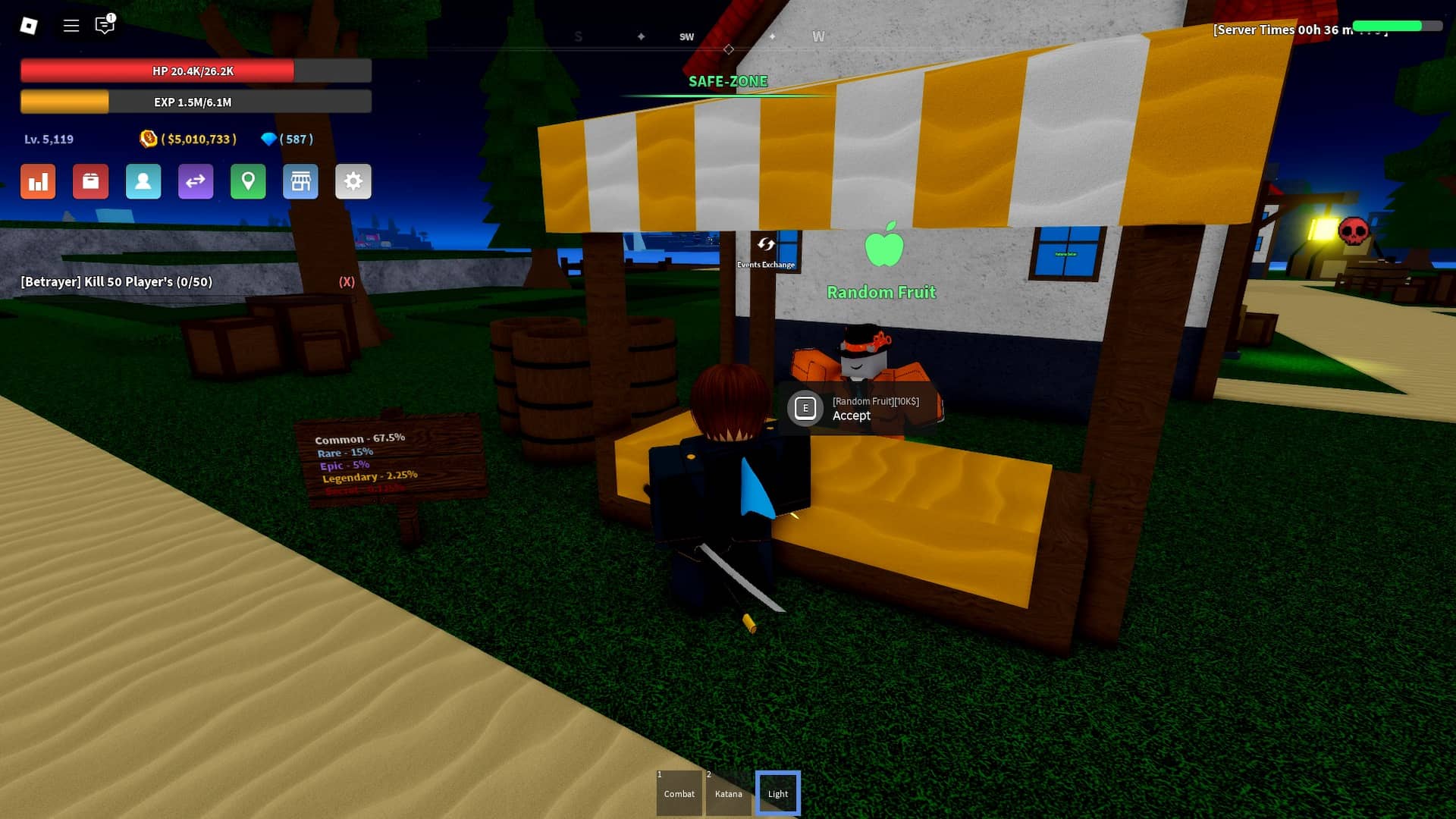 운문 조각의 엔 과일 npc