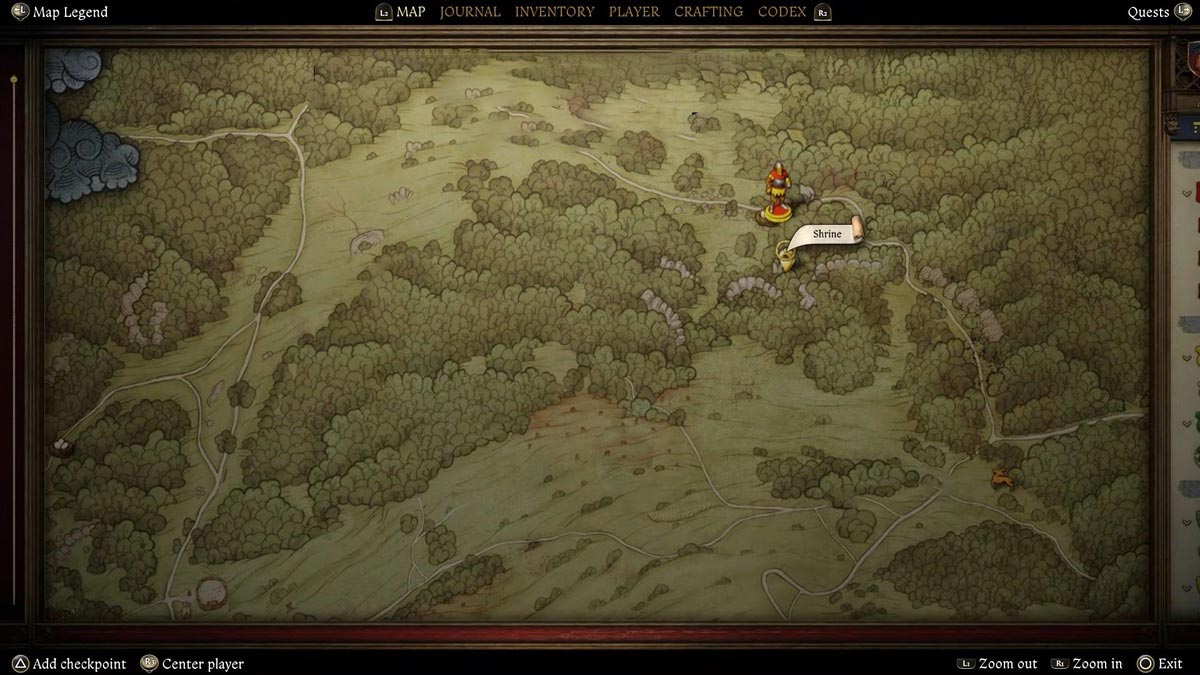 Ubicación del santuario