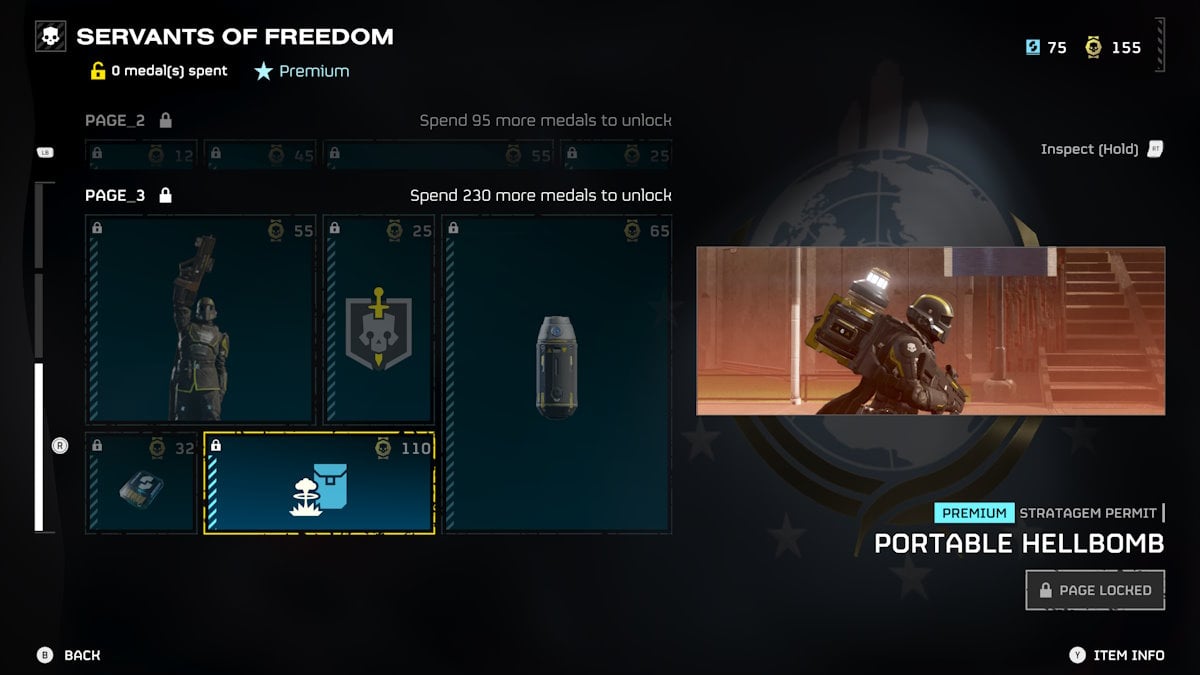 HellDivers 2 Portable Hellbomb