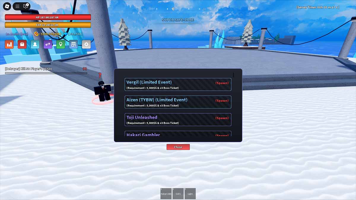 TOJI BOSS SOPAWNER VERSSTUK