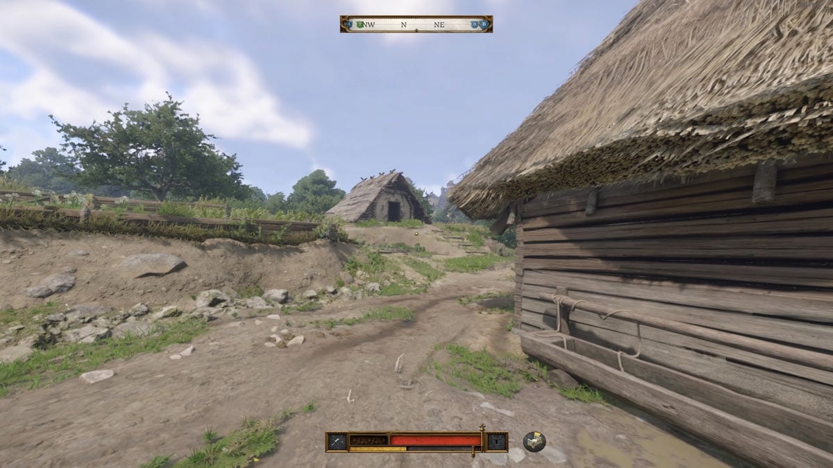 Pequeña cabaña detrás de Troskowitz Trader