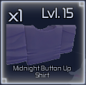 midnight buttonup skjorteelement i jujutsu infinite