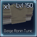 beige ronin tunika i jujutsu infinite