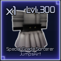 spesialklasse trollmann jumpskirt element i jujutsu infinite