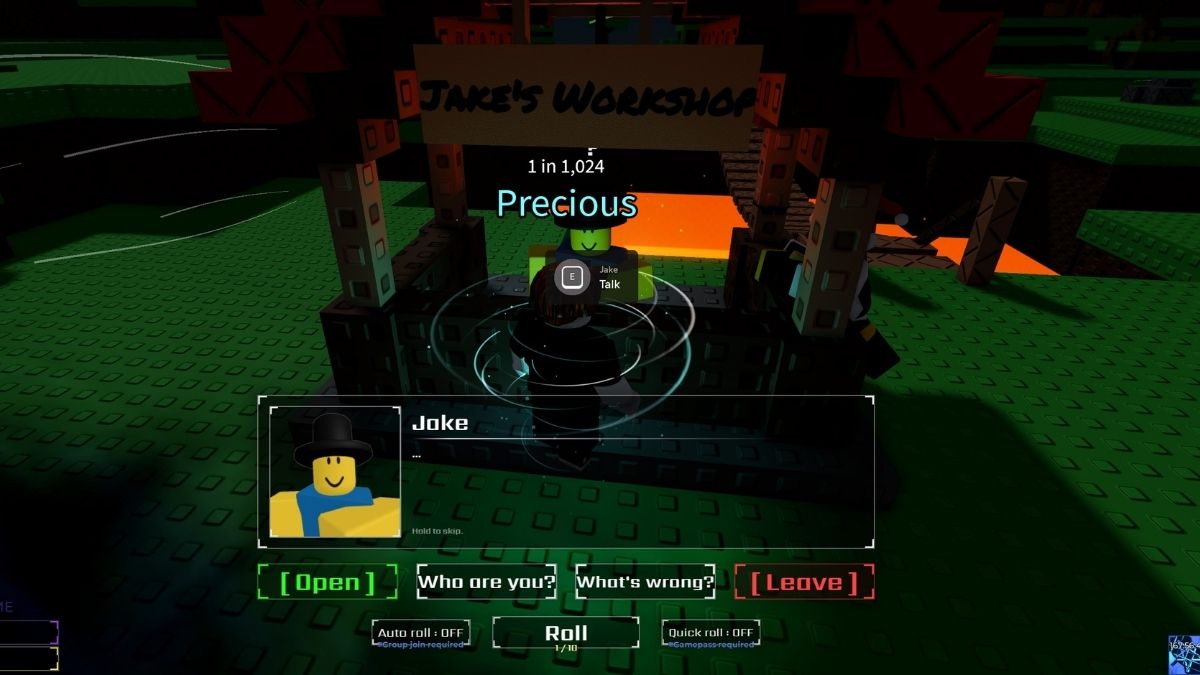 आरएनजी जेक क्वेस्टलाइन डी सोल