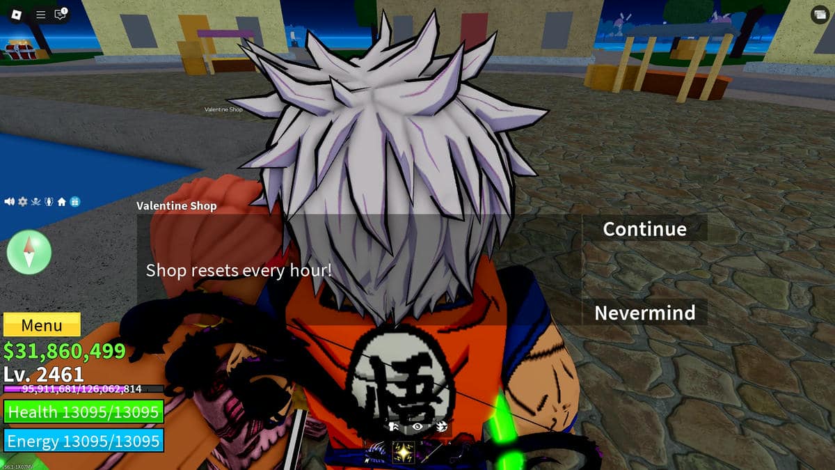 وقت إعادة ضبط متجر Blox Fruits Valentine