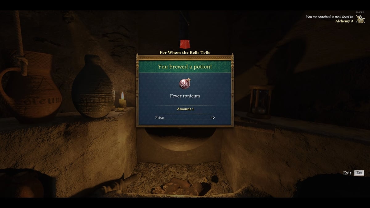 Henry la poción tónica de fiebre de Henry en el reino venga liberación 2