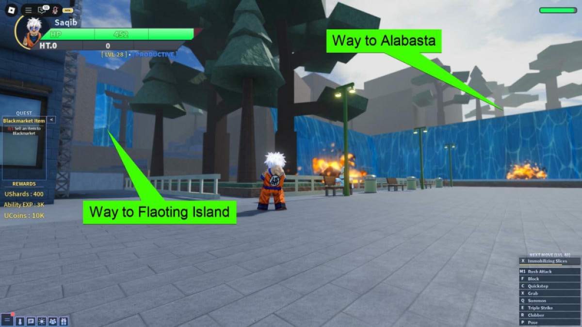 En universell tid Alabasta och flytande ö 