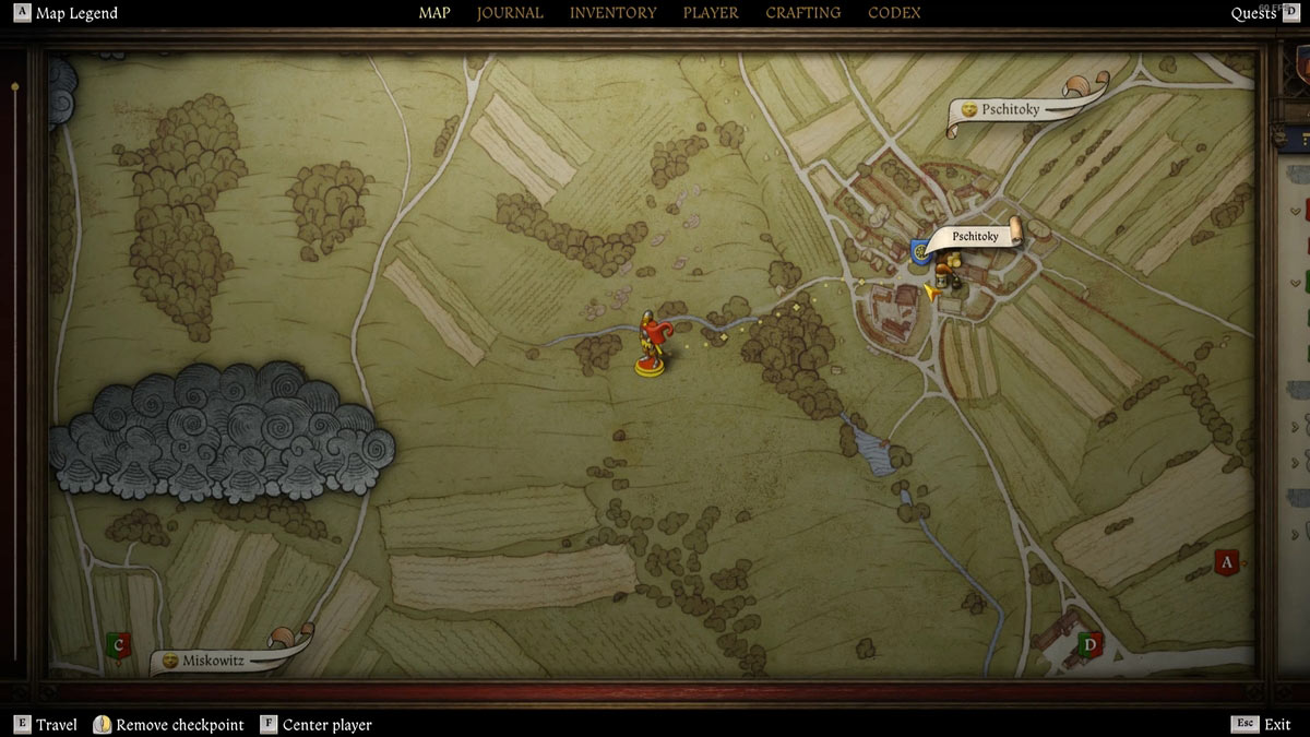 Ubicación del cofre del tesoro bohuta