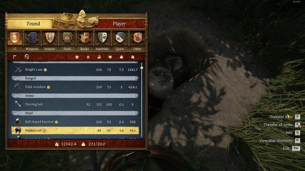 Contenido del cofre del tesoro bohuta