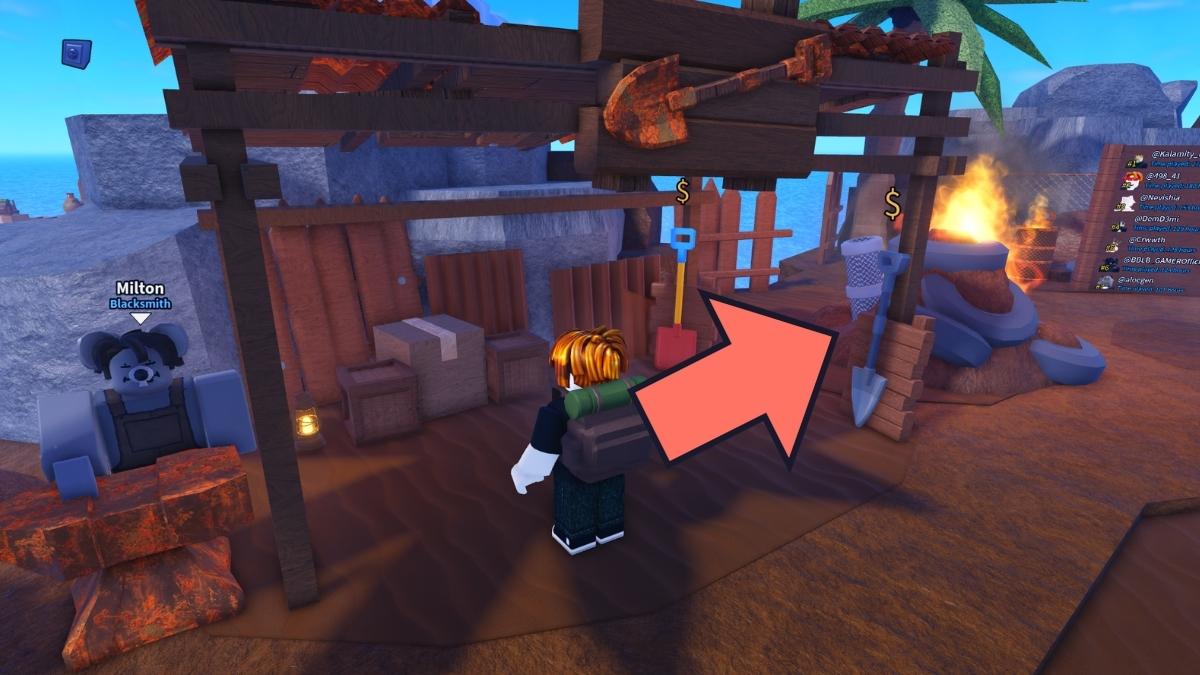 Superior Shovel location in Dig It