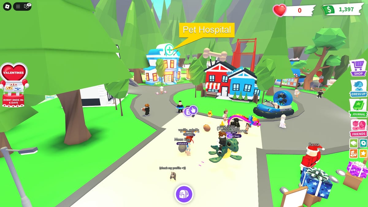 Roblox : ¡Cómo encontrar Doctor Heart en Adopt Me! 11 Adoptar Me Pet Hospital en la isla de adopción