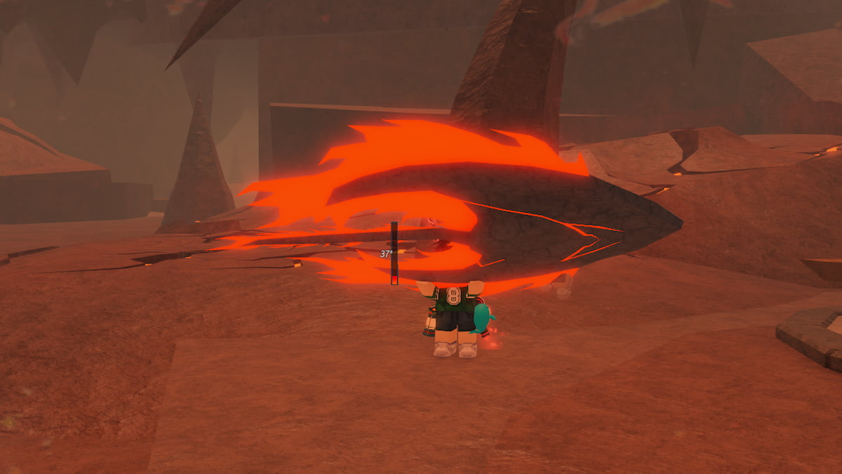 ज्वालामुखी में एक मछली निकलती है