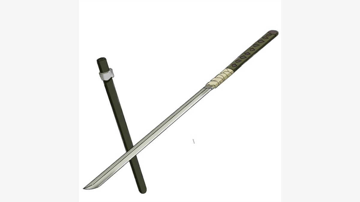 Ninja Time Weapons Sword Raven