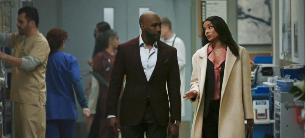 Morris Chestnut y Rochelle Aytes en Watson