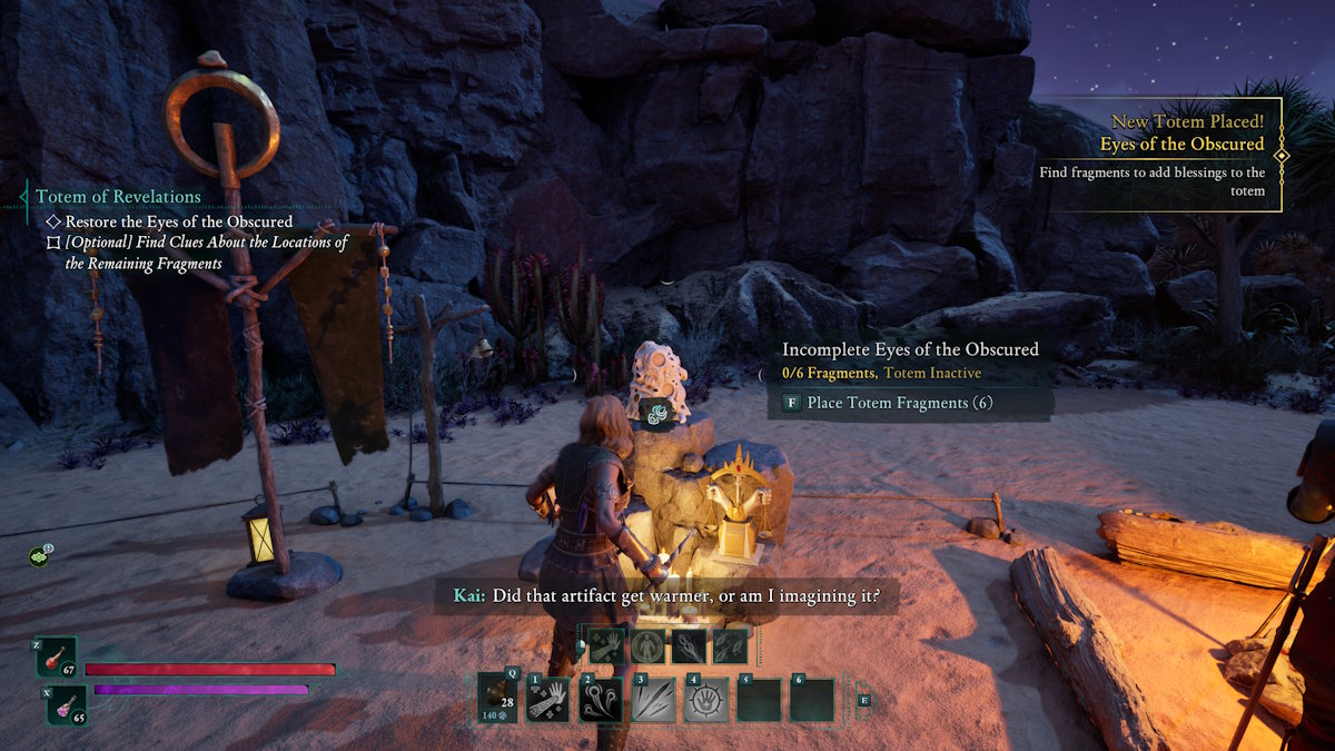 Totem de revelaciones declarado