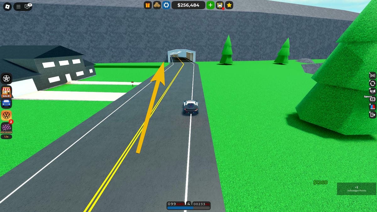 Placering af Toyodo bildele i Roblox Car Distonship Tycoon