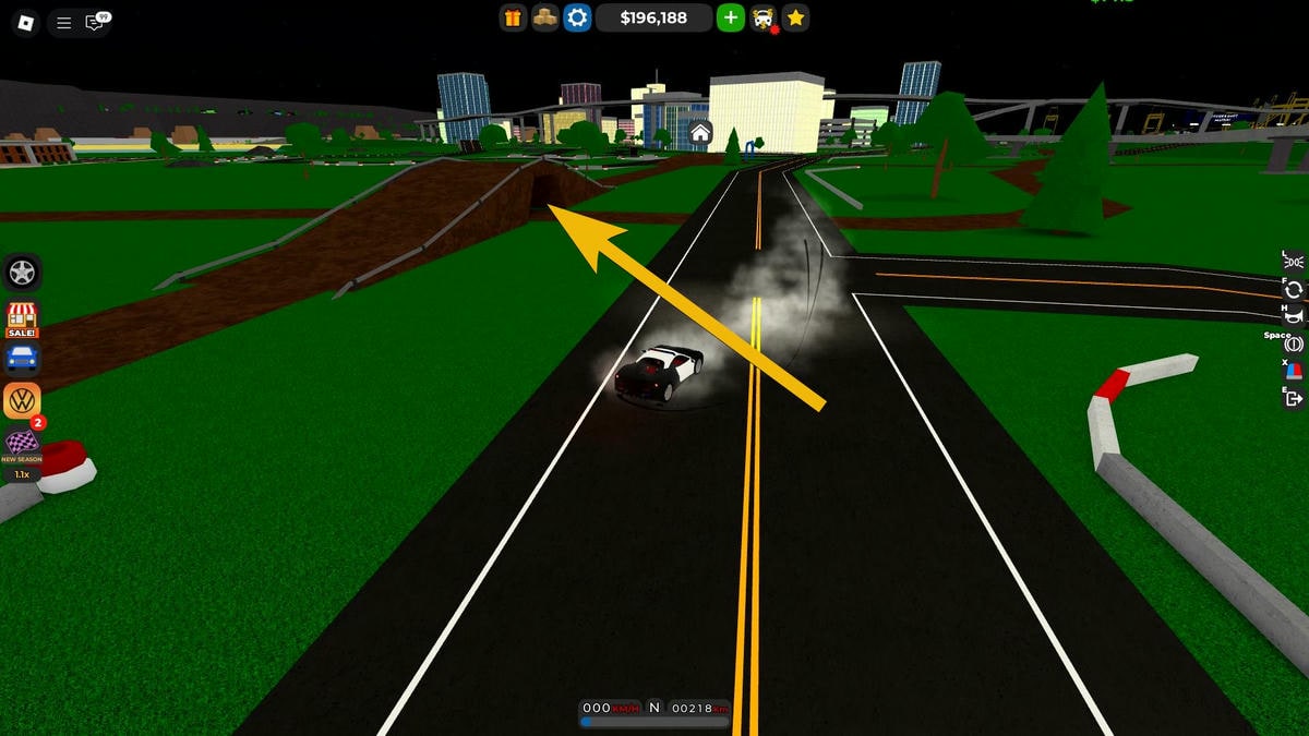 Placering af Toyodo bildele i Roblox Car Distonship Tycoon