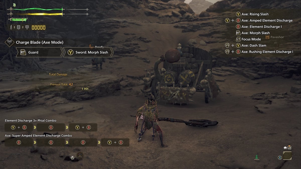 Monster Hunter Wilds Charge Blade Mode