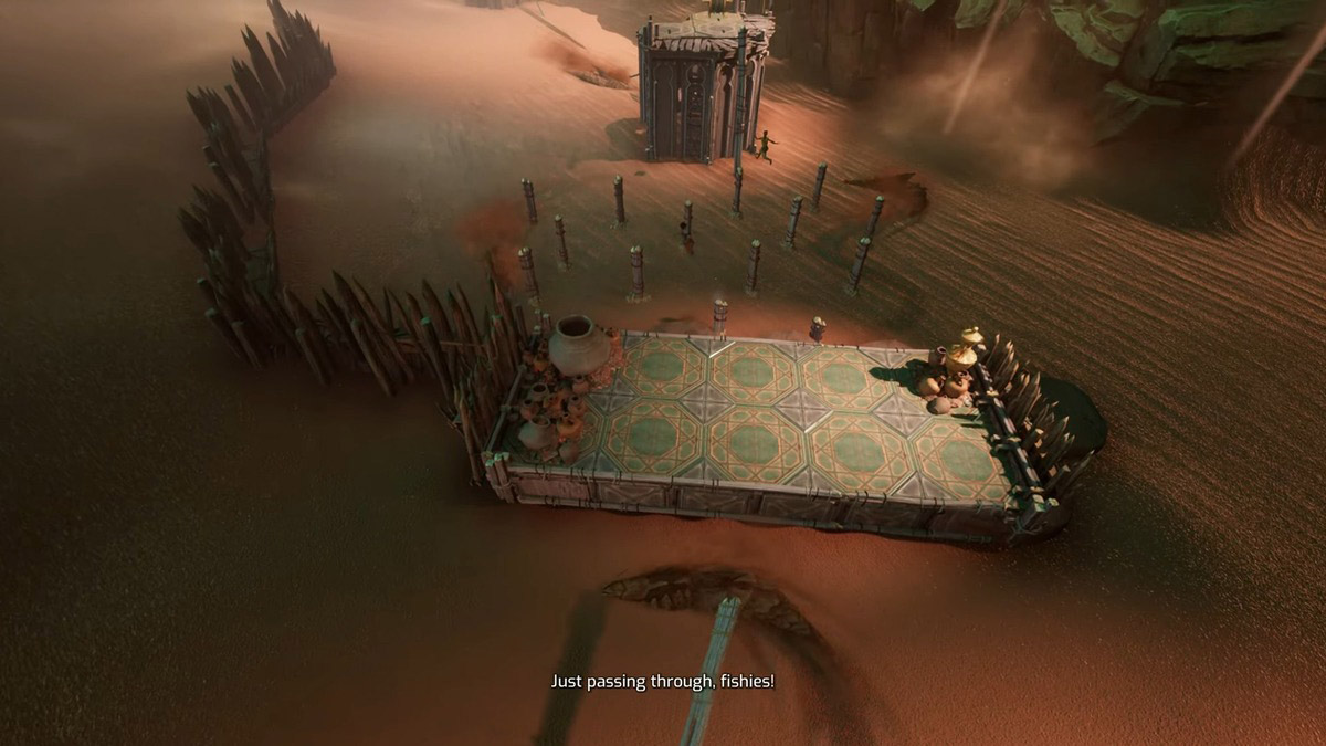 Zoe y Mio abovoran rayos anulados para llegar a una plataforma en ficción dividida